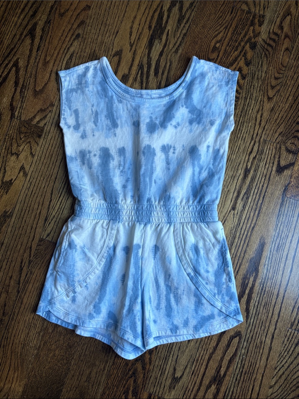 Athleta Blue Tie-Dye Kids Romper
